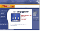Desktop Screenshot of e-zwayapplicator.com
