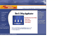 Tablet Screenshot of e-zwayapplicator.com